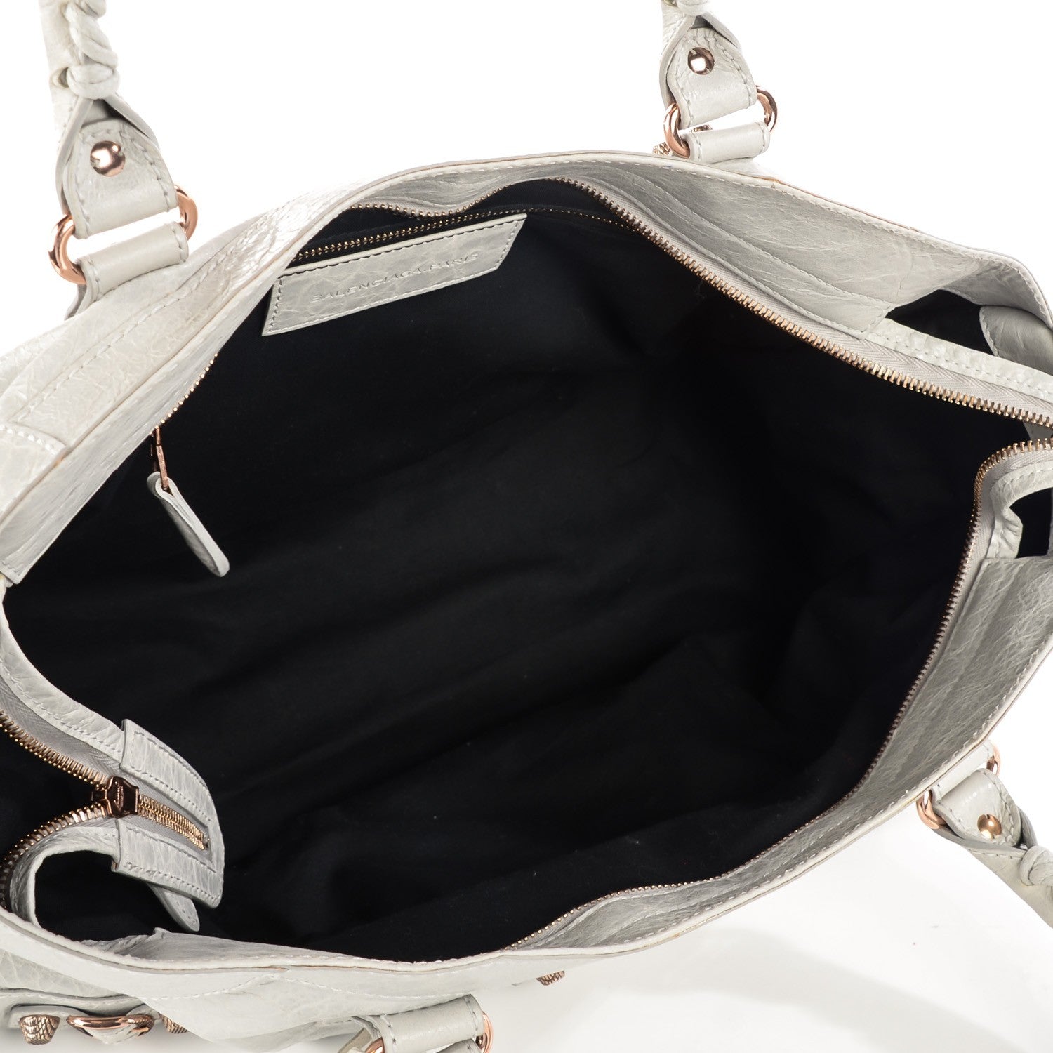 Balenciaga Agneau Giant 12 Rose Gold Hardware Part Time Gris Ciment 9 of 13