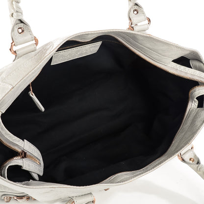 Balenciaga Agneau Giant 12 Rose Gold Hardware Part Time Gris Ciment 9 of 13