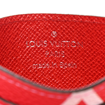 Louis Vuitton Monogram Escale Card Holder Rouge 6 of 6