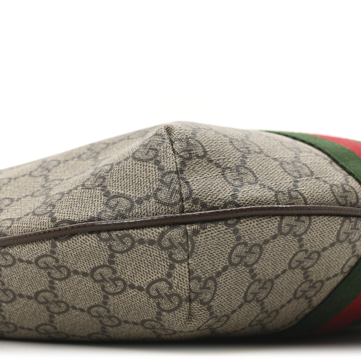 Gucci GG Supreme Monogram Web Small Ophidia Half Moon Hobo Brown 9 of 10