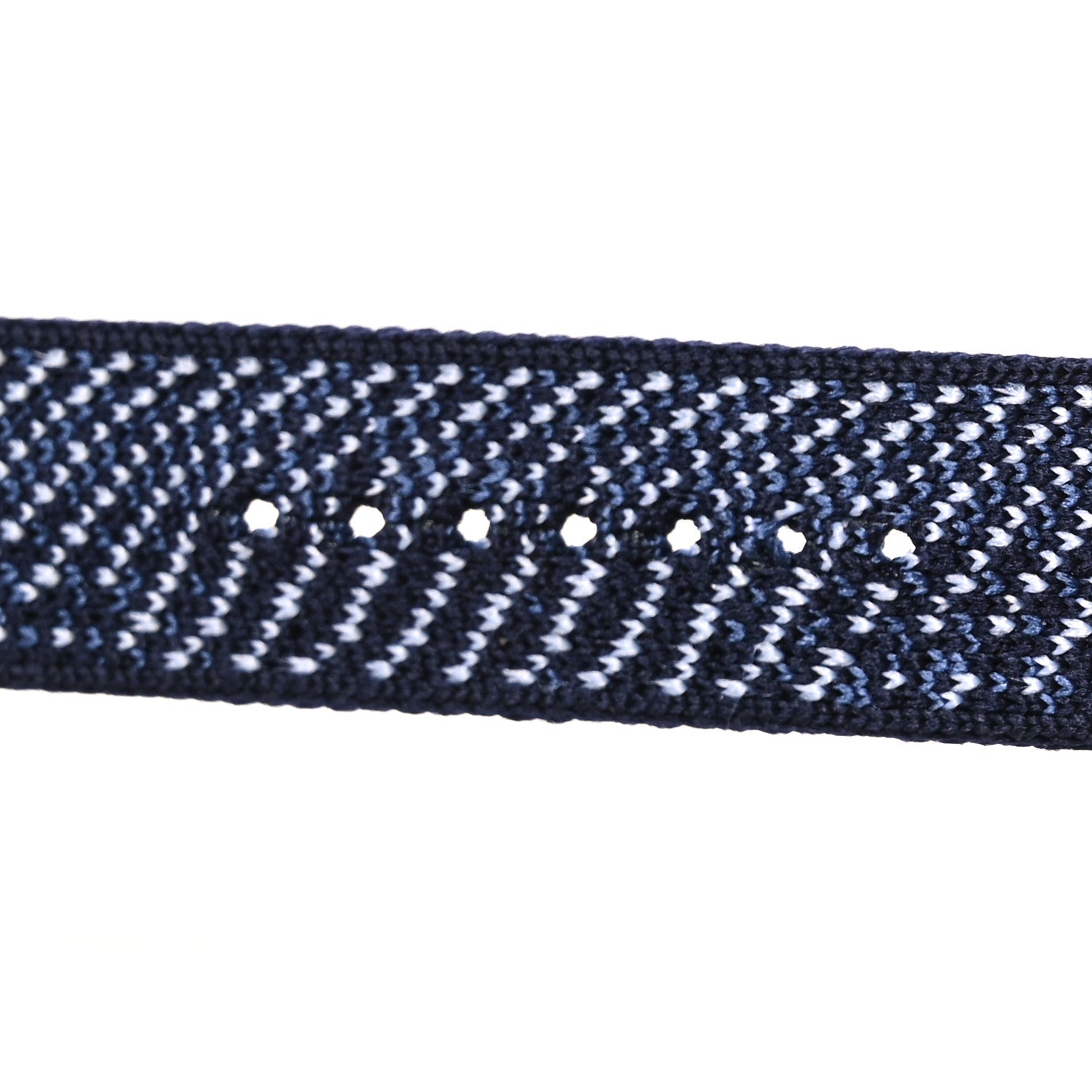 Hermes Nylon Weave Faubourg Apple Watch Single Tour Band Bleu Nuit 9 of 12