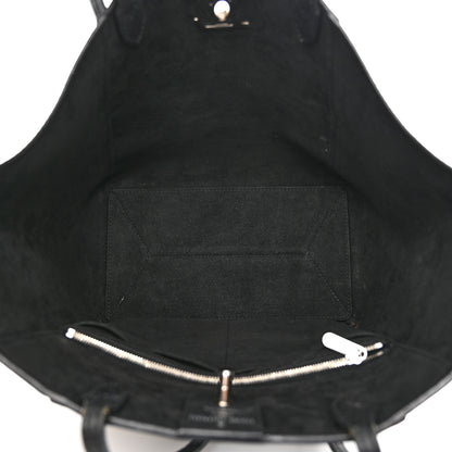 Louis Vuitton Calfskin Lockme Cabas Black 5 of 15