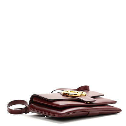 Gucci Vitello Palmellato Lux Small Arli Flap Shoulder Bag Vintage Bordeaux 4 of 11