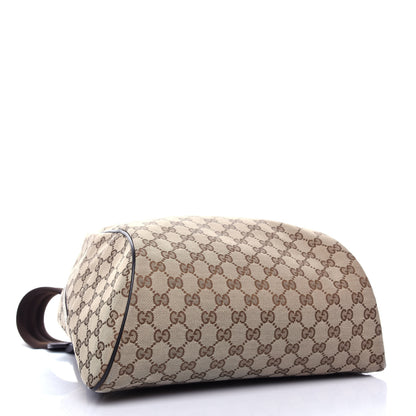 Gucci Monogram Travel Backpack Dark Brown 4 of 11