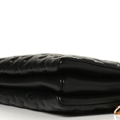 Louis Vuitton Lambskin Embossed Monogram Coussin PM Black 9 of 12