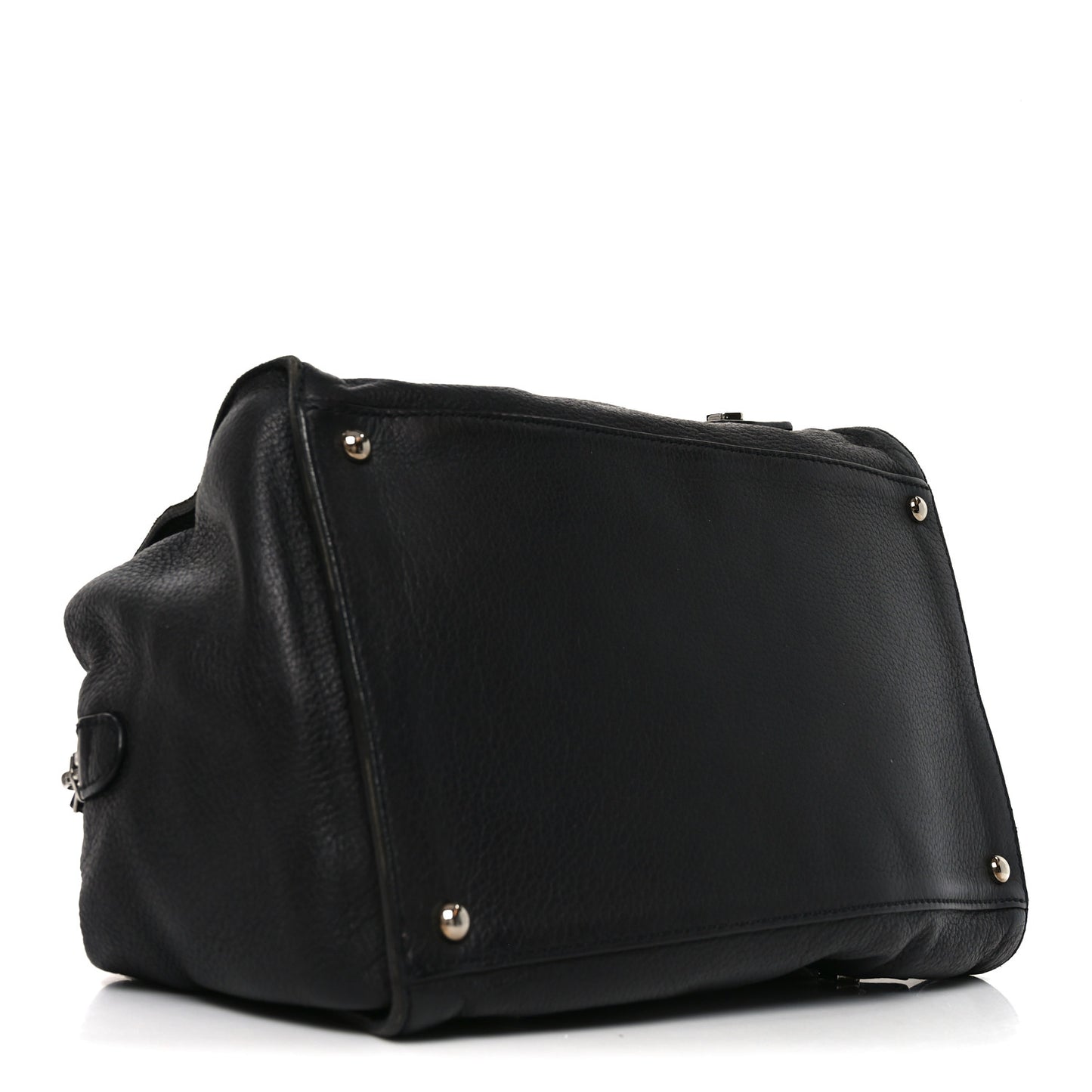 Calfskin Bolt Bowler Black