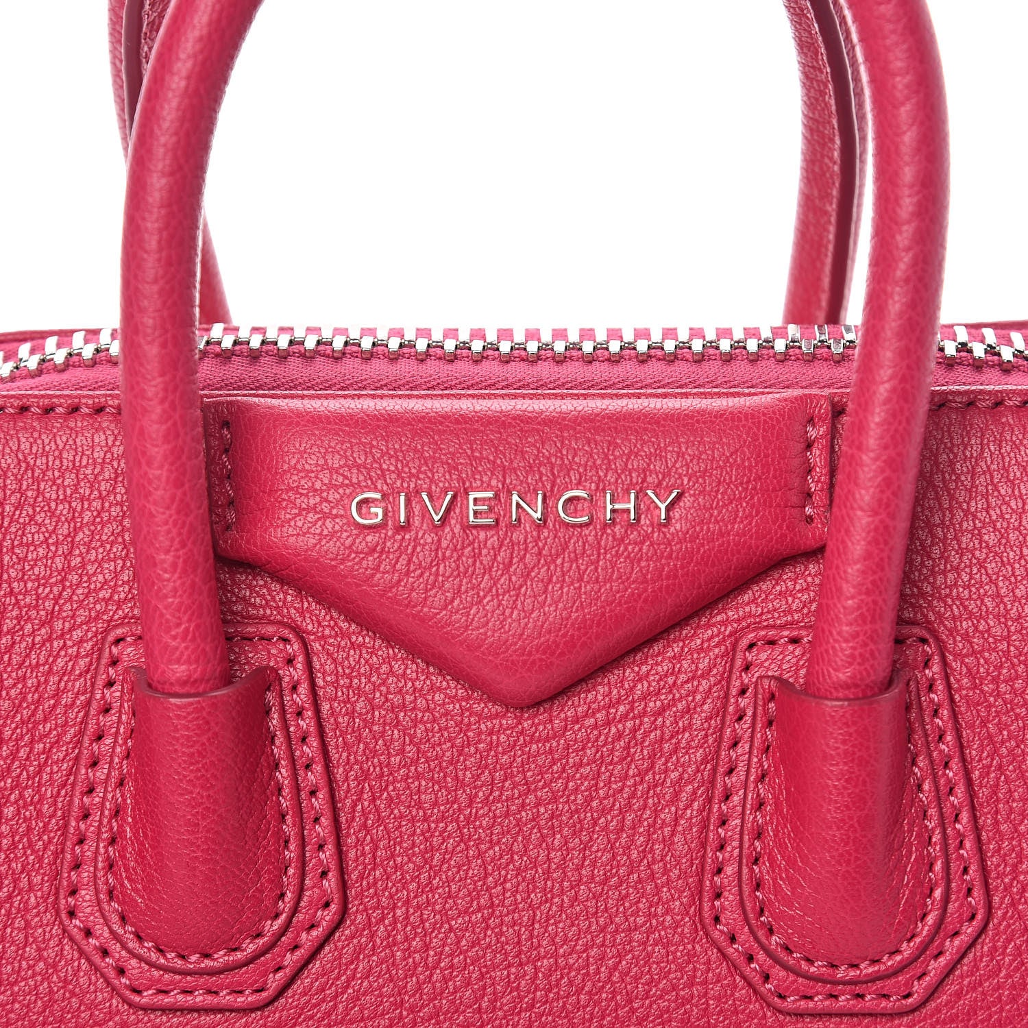 Givenchy Sugar Goatskin Mini Antigona Fushia 10 of 10