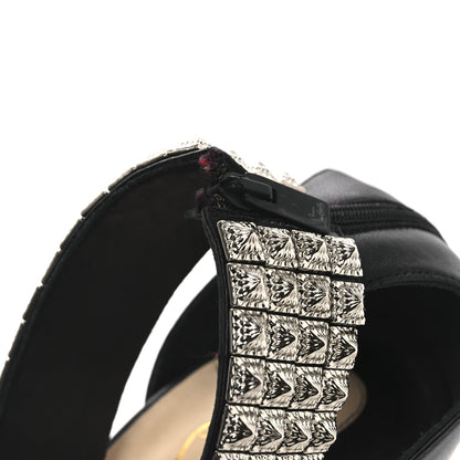 Christian Louboutin Nappa Priyadora 100 Studded Sandals 39 Black Silver 10 of 14