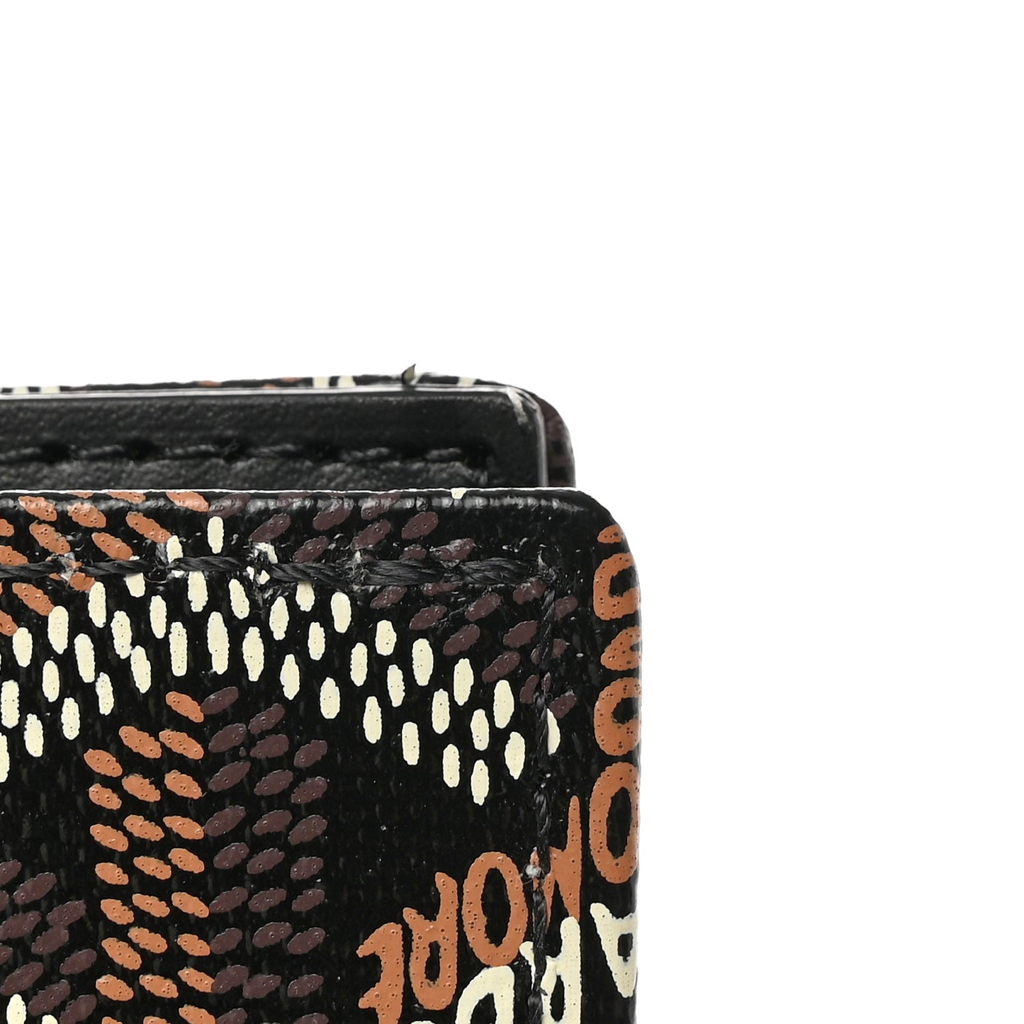 Goyardine Agenda Cover Black