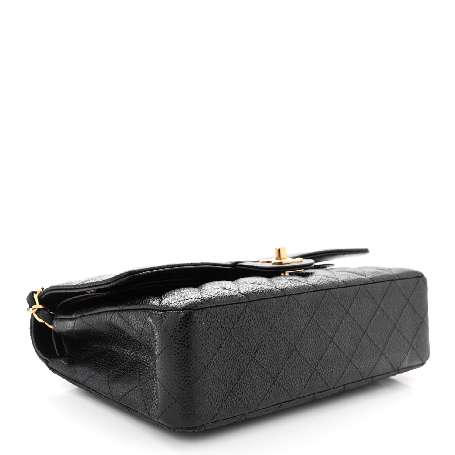 Chanel Caviar Quilted Medium Double Flap Black 4 of 10