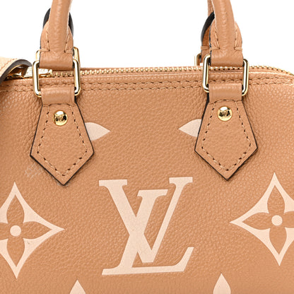 Louis Vuitton Empreinte Monogram Giant Nano Speedy Arizona Crème 7 of 10