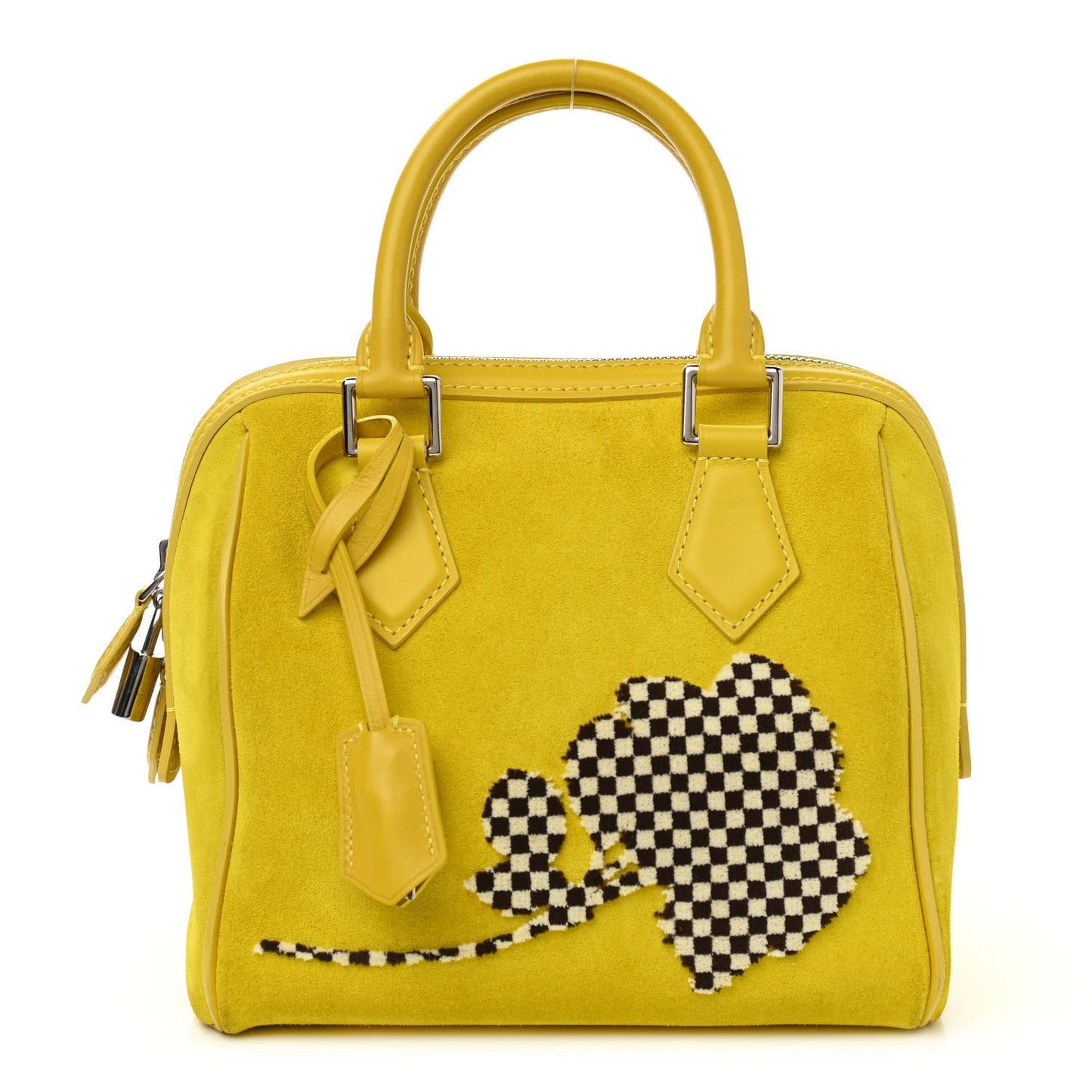 Suede Cubic Illusion Fleur Speedy Cube PM Yellow