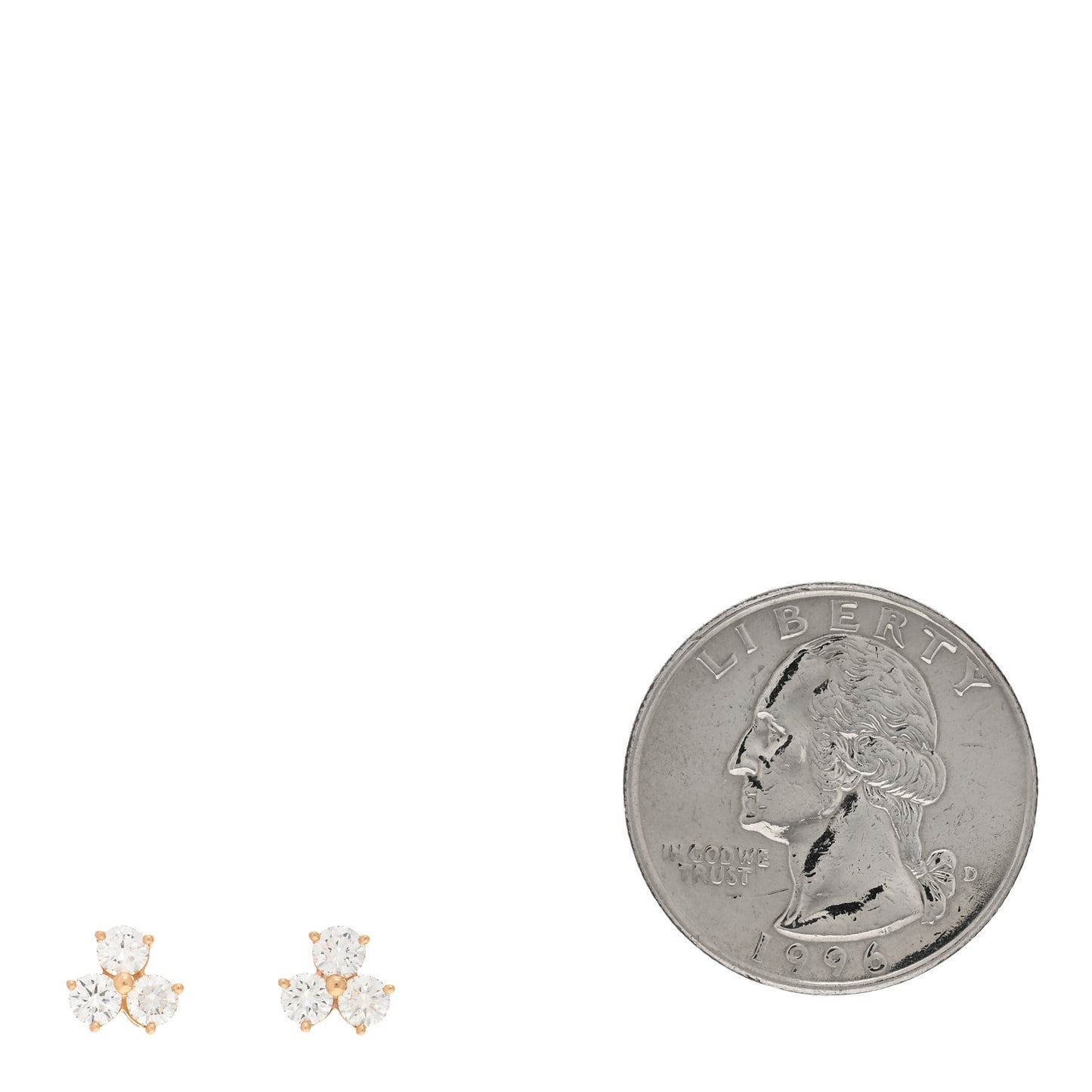 18K Rose Gold Diamond .60ctw Aria Earrings