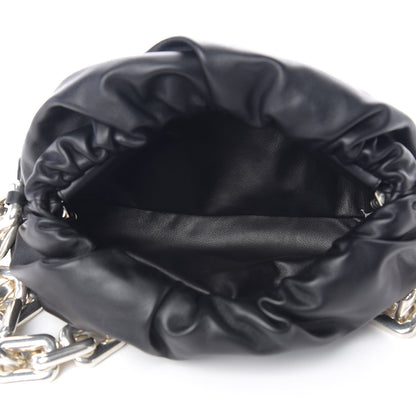 Bottega Veneta Calfskin The Pouch Chain Black 4 of 10