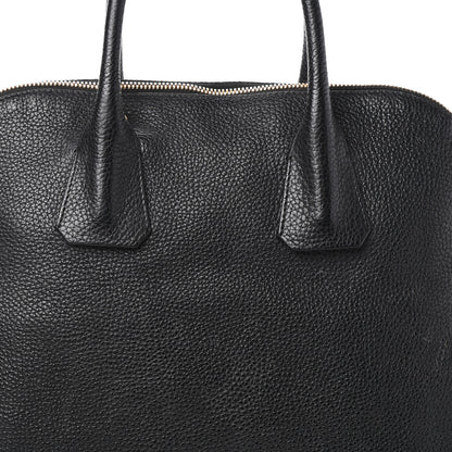 Burberry London Grainy Calfskin Small Greenwood Bowling Bag Black 7 of 9