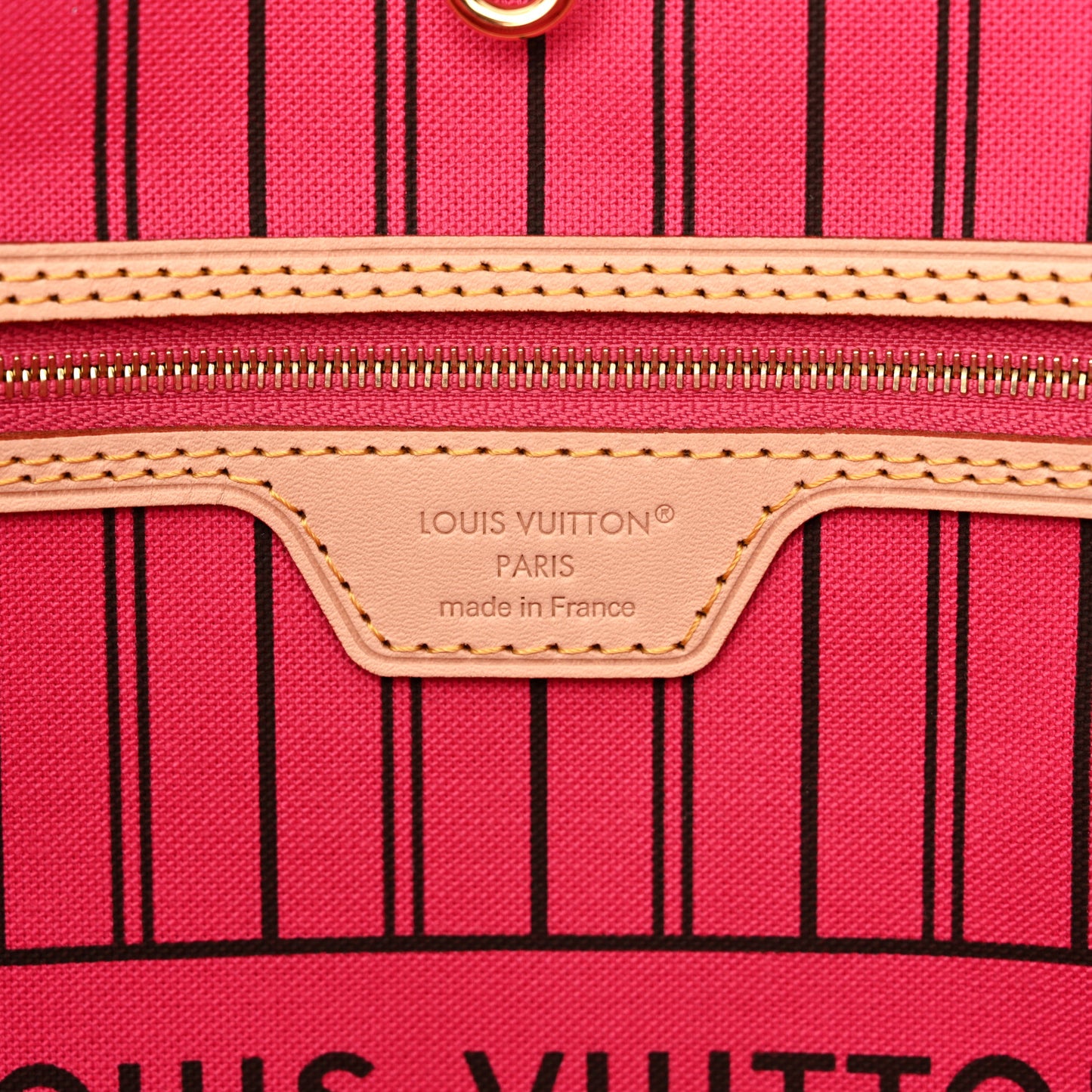 Monogram Inside Out Neverfull Bandouliere MM Rose Pondichery