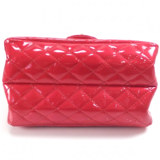 Patent Reissue Double Compartment Flap Cherry