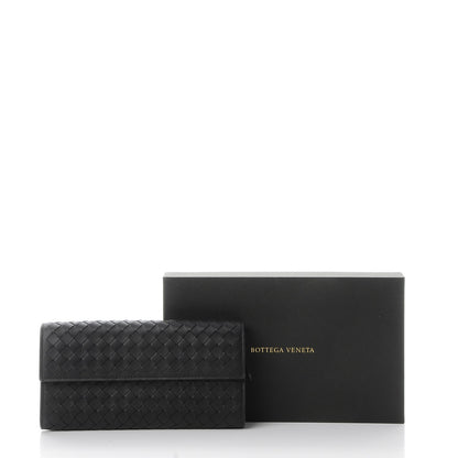 Bottega Veneta Nappa Intrecciato Continental Flap Wallet Nero Black 9 of 9