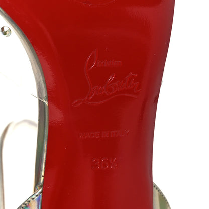 Christian Louboutin PVC Calf Alicoco Spikaqueen 55 Pumps 36.5 Version Platine 7 of 7