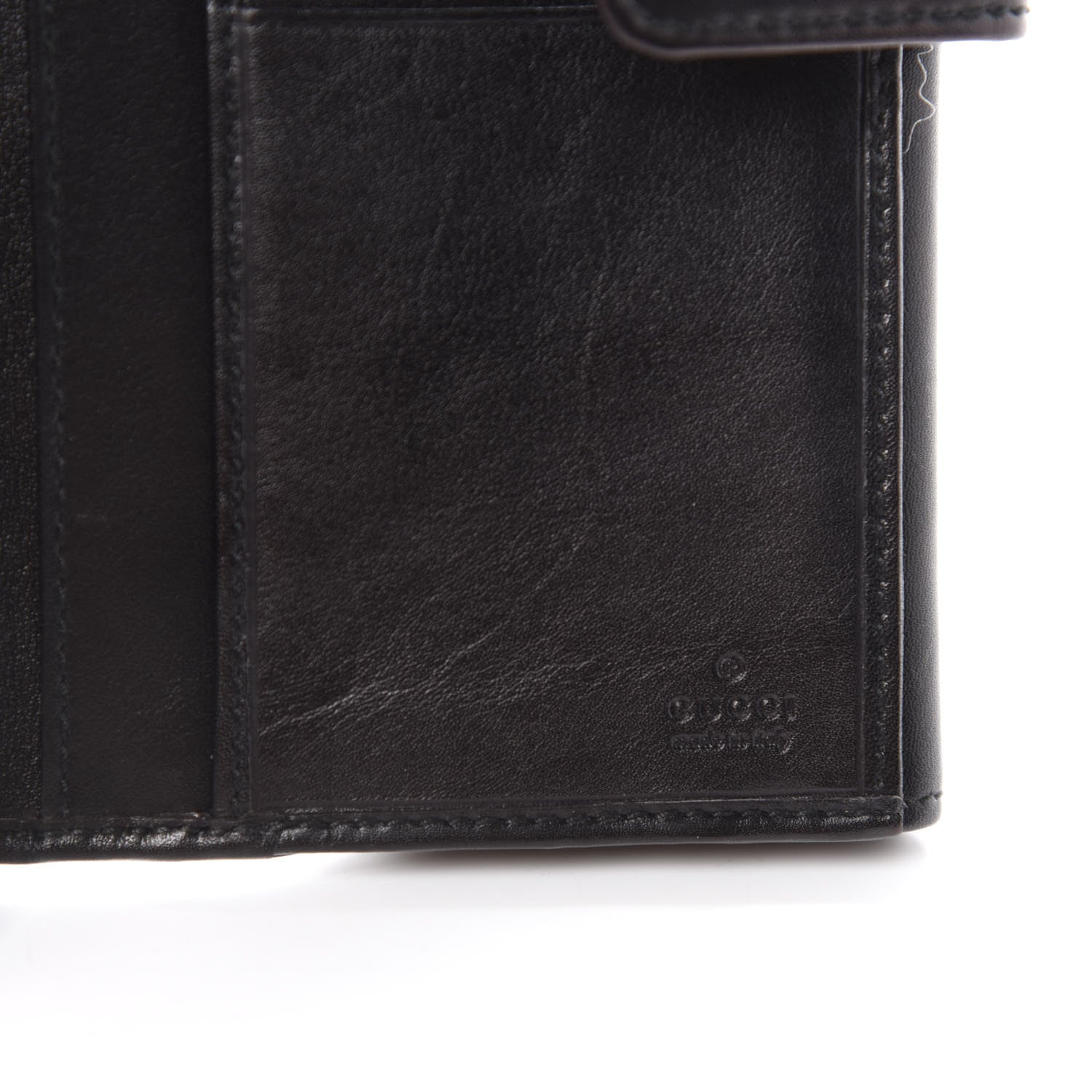 Gucci Calfskin Britt Continental Wallet Brown 6 of 7