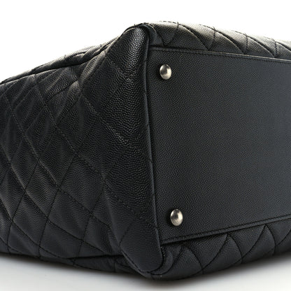 Chanel Caviar Quilted Large Coco Handle Shopping Tote Black 11 of 11