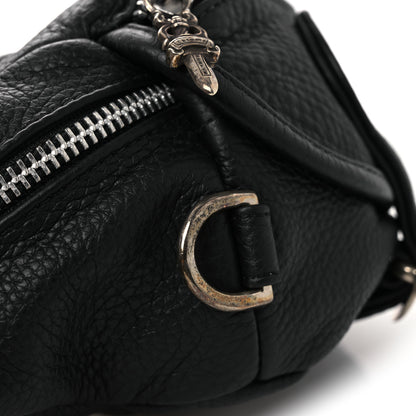 Chrome Hearts Grained Calfskin Mini Snat Pack Gunslinger Waist Bag Black 11 of 13