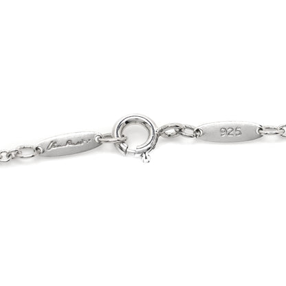 Tiffany Sterling Silver 22mm Elsa Peretti Open Heart Pendant Necklace 6 of 6