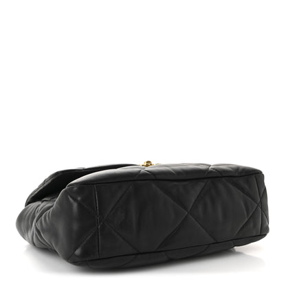 Chanel Lambskin Quilted Large Chanel 19 Flap Black 4 of 11