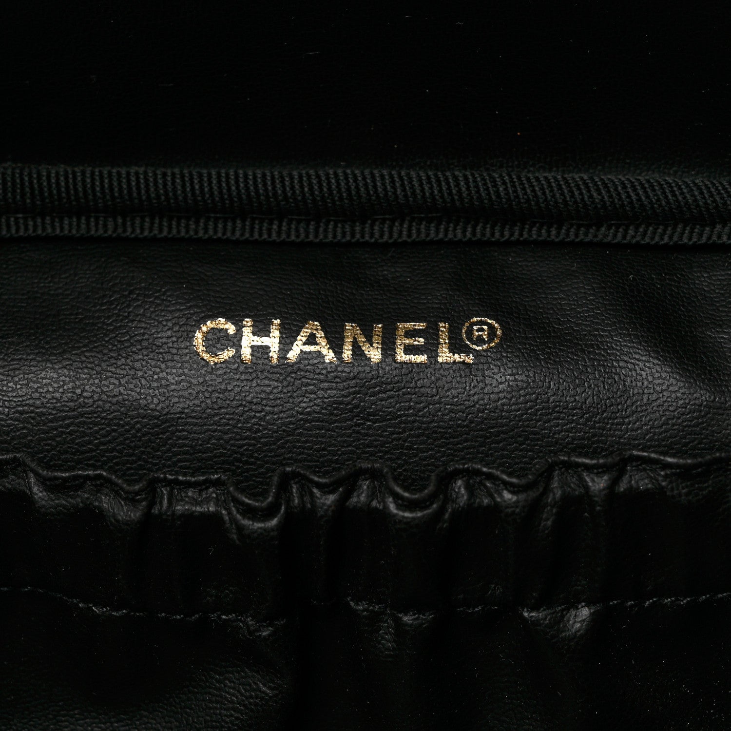 Chanel Caviar Vanity Cosmetic Case Black 5 of 8