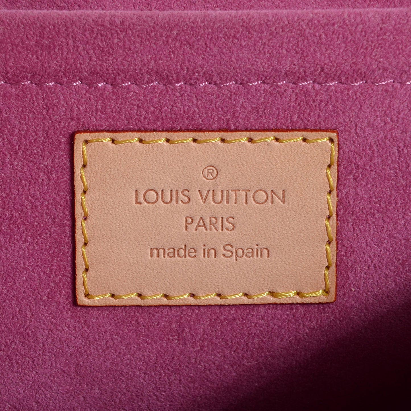 Monogram Denim Mini Pleaty Fuchsia