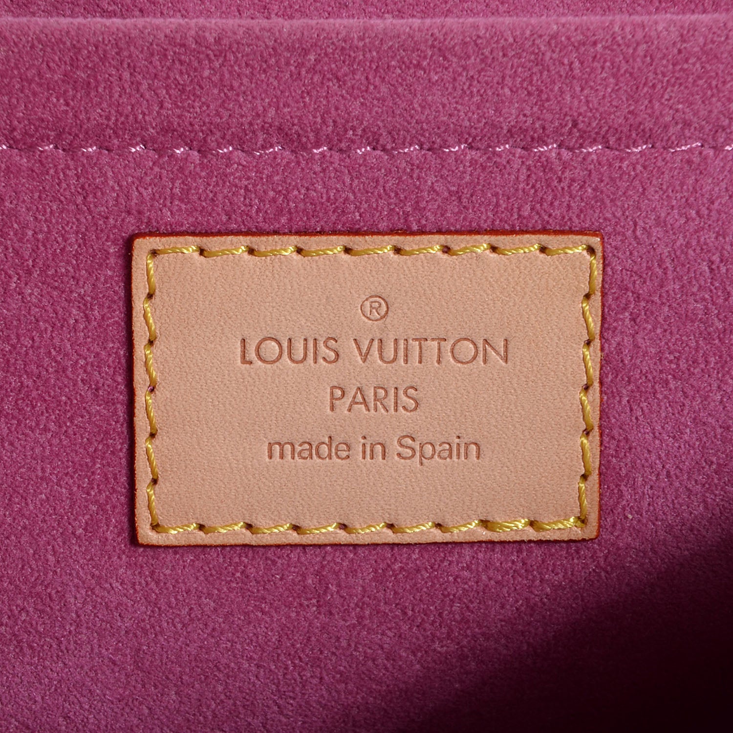Louis Vuitton Monogram Denim Mini Pleaty Fuchsia 6 of 7