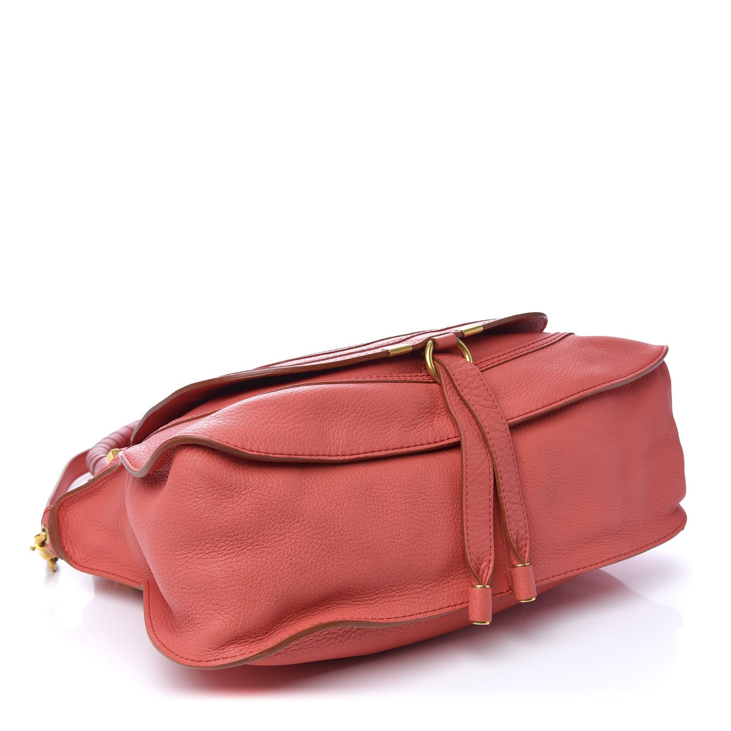 Chloe Calfskin Medium Marcie Satchel Coral Pop 4 of 9