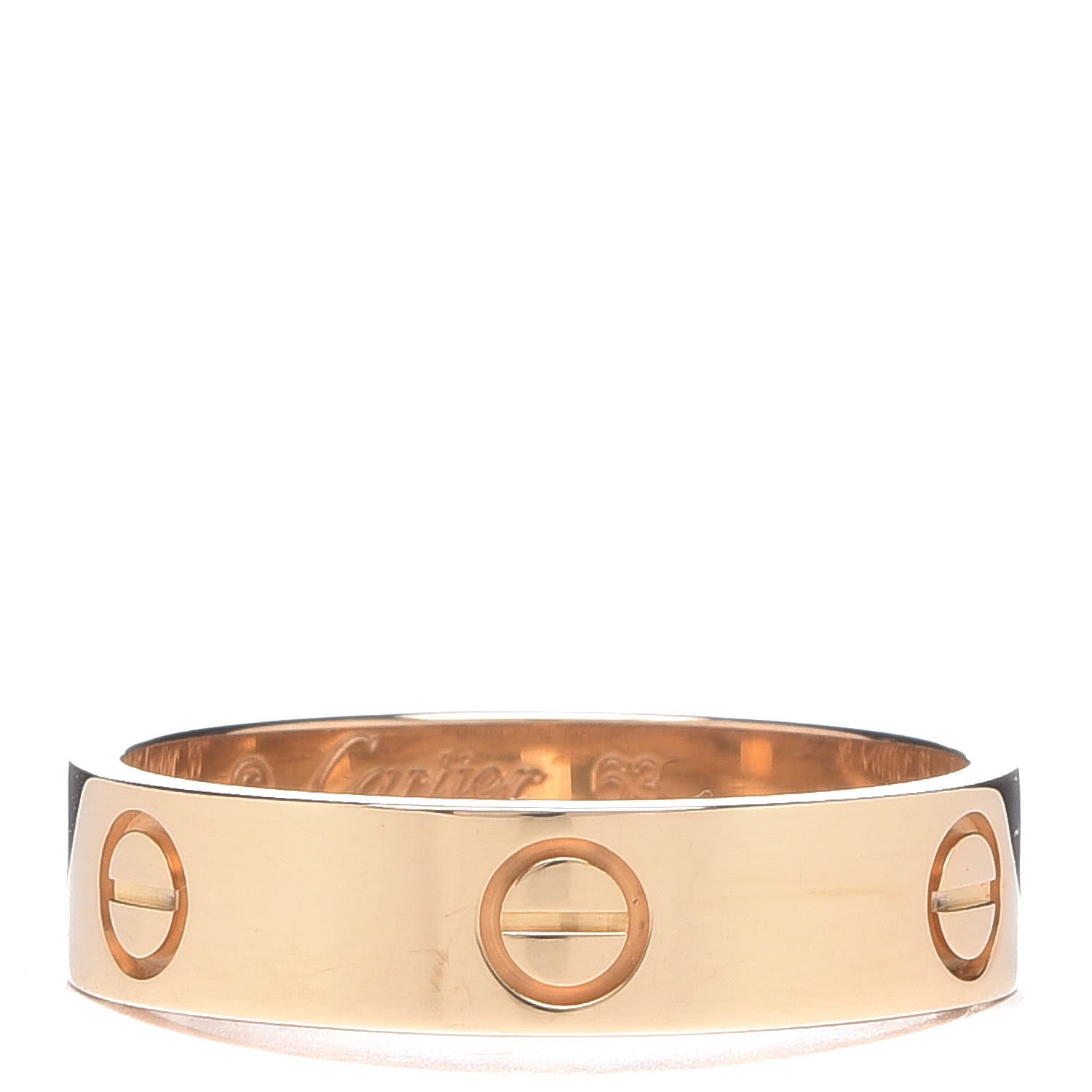 Cartier 18K Yellow Gold 5.5mm LOVE Ring 63 10.5 1 of 5