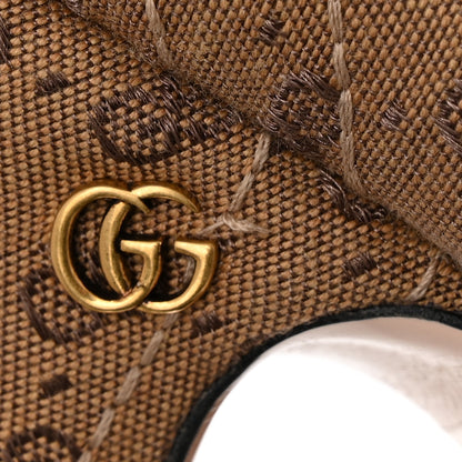 Gucci Monogram GG Mignon Nappa Chevron Matelasse Double G 95mm Pumps 39.5 Dusty Brown 12 of 16