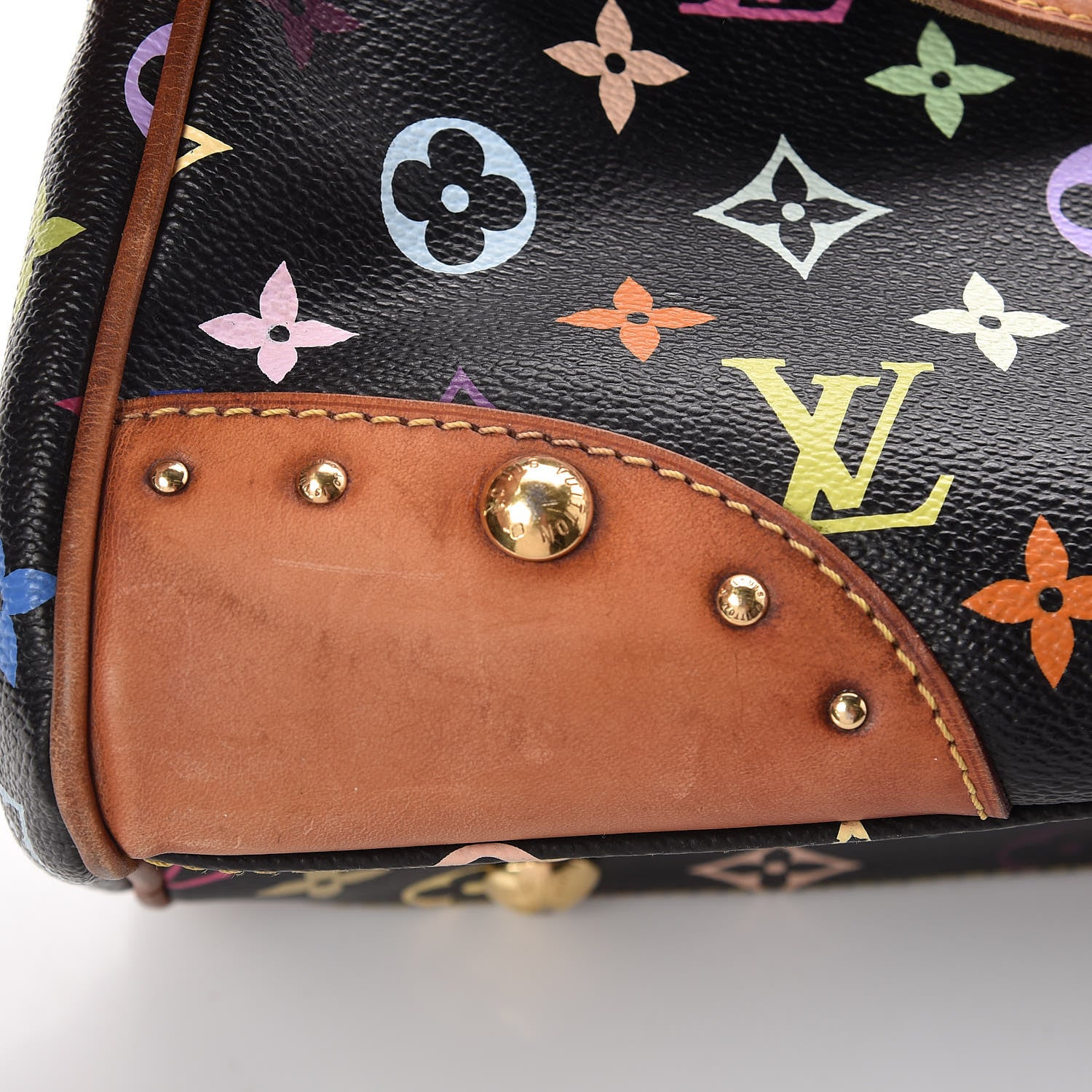 Louis Vuitton Monogram Multicolor Beverly MM Black 11 of 12