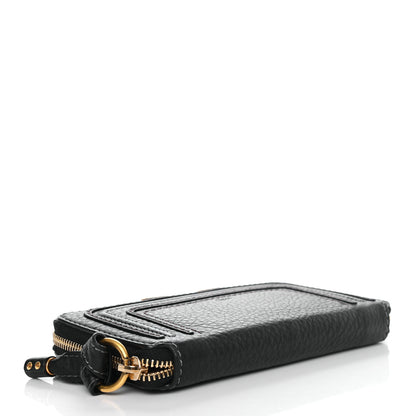 Chloe Grained Calfskin Marcie Long Zip Around Wallet Black 4 of 8