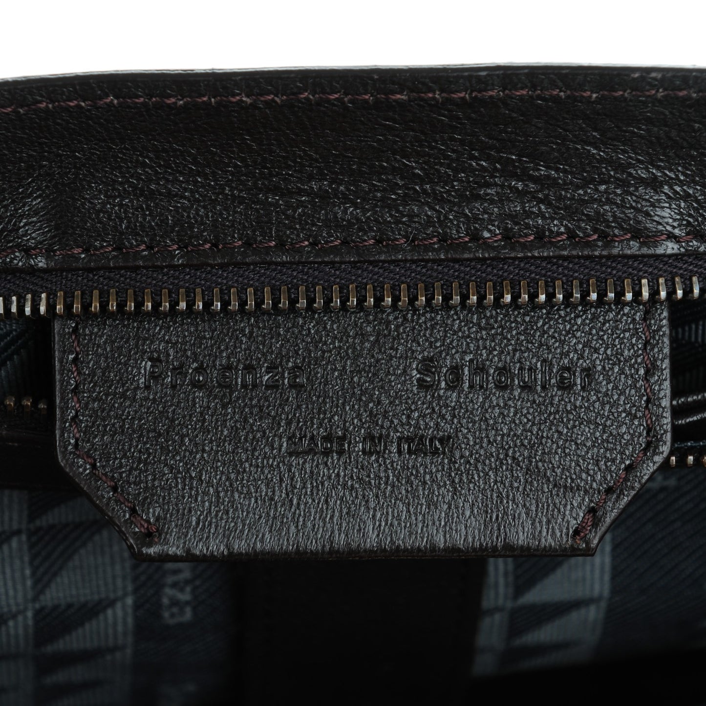 Lambskin Medium PS1 Satchel Dark Chocolate