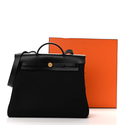 Hermes Military Toile Vache Hunter Herbag Zip 39 MM 12 of 12