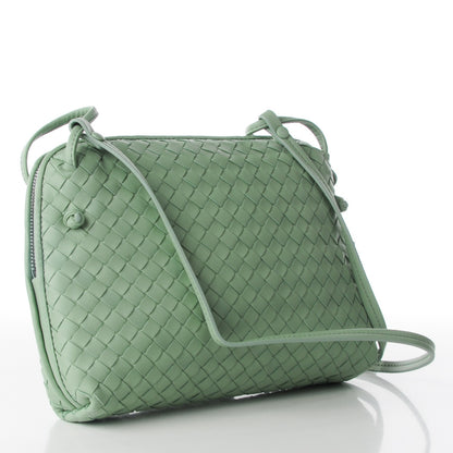 Bottega Veneta Nappa Intrecciato Pillow Crossbody Messenger New Sauge 3 of 8