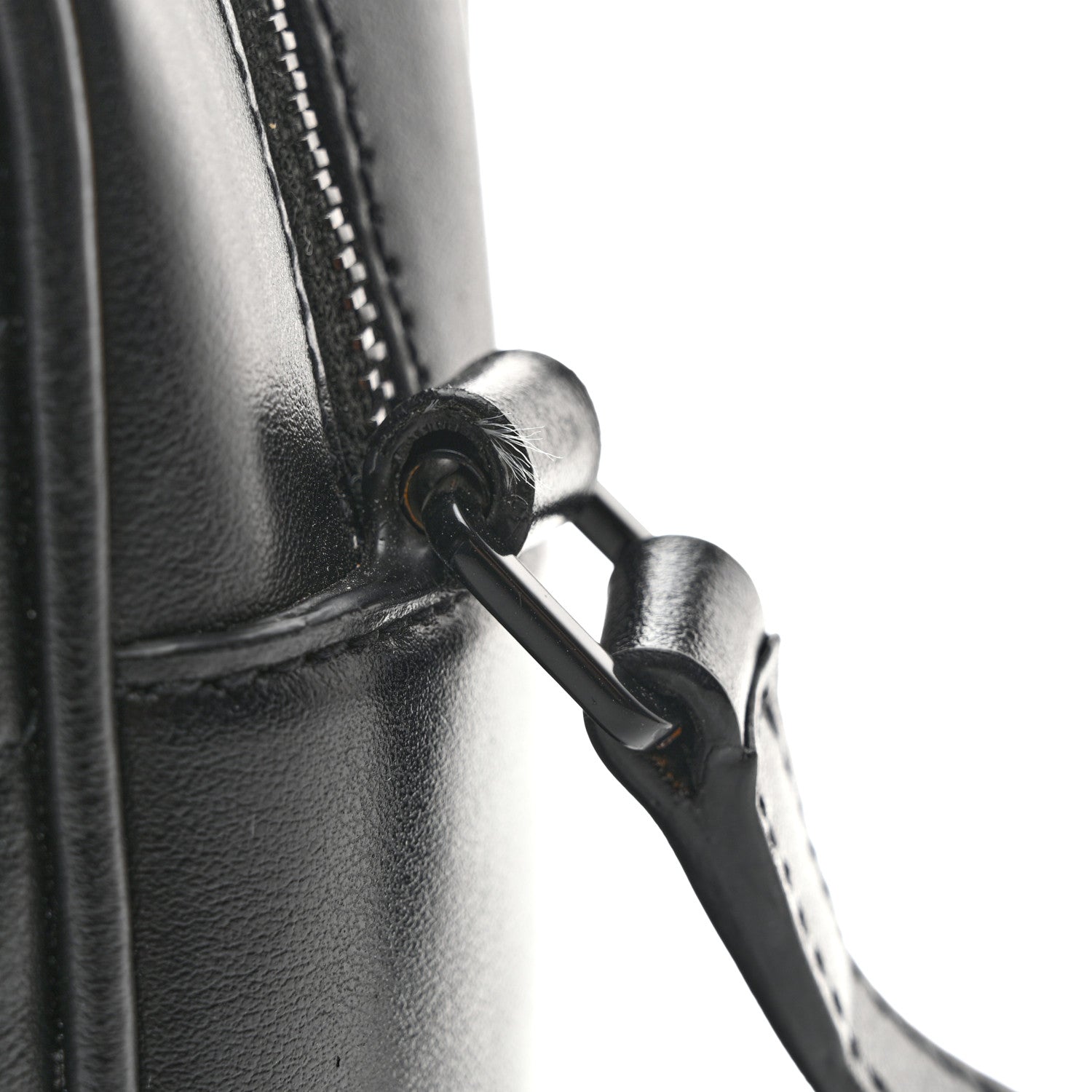 Saint Laurent Calfskin Matelasse Monogram Monochrome Lou Camera Bag Black 9 of 9
