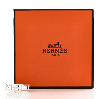 Hermes Sterling Silver PM Collier De Chien Ring 56 7.5 5 of 5