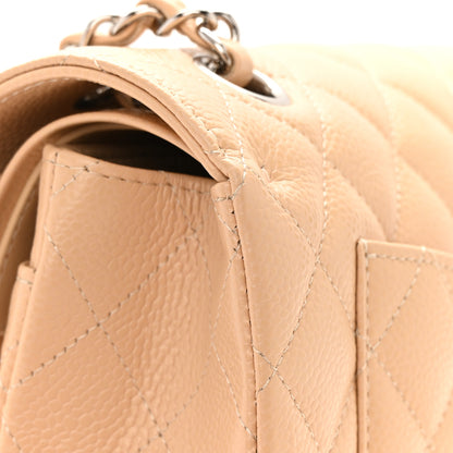 Chanel Caviar Quilted Small Double Flap Beige 12 of 12