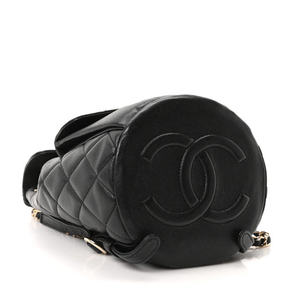 Chanel Caviar Quilted Pockets Backpack Black 4 of 10