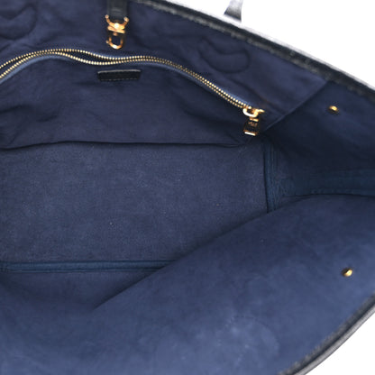 Louis Vuitton Empreinte Monogram Giant Neverfull MM Black 5 of 9