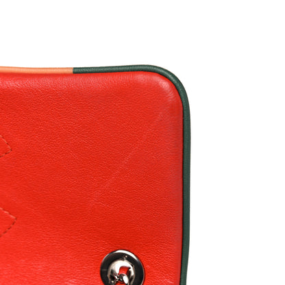 Chanel Lambskin Plexiglass Quilted Small Cuba Color Flap Red Multicolor 14 of 17