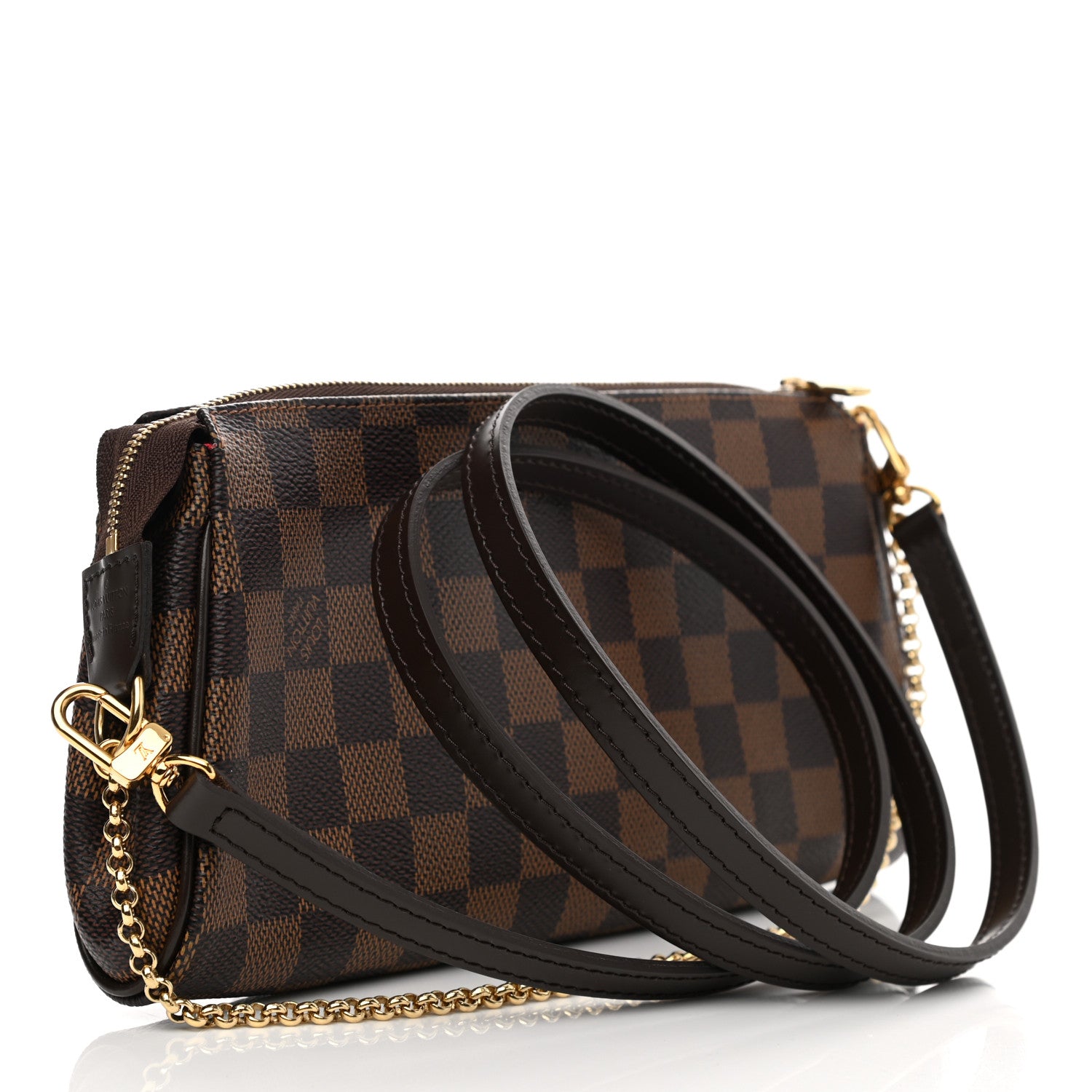 Louis Vuitton Damier Ebene Eva Clutch 3 of 10