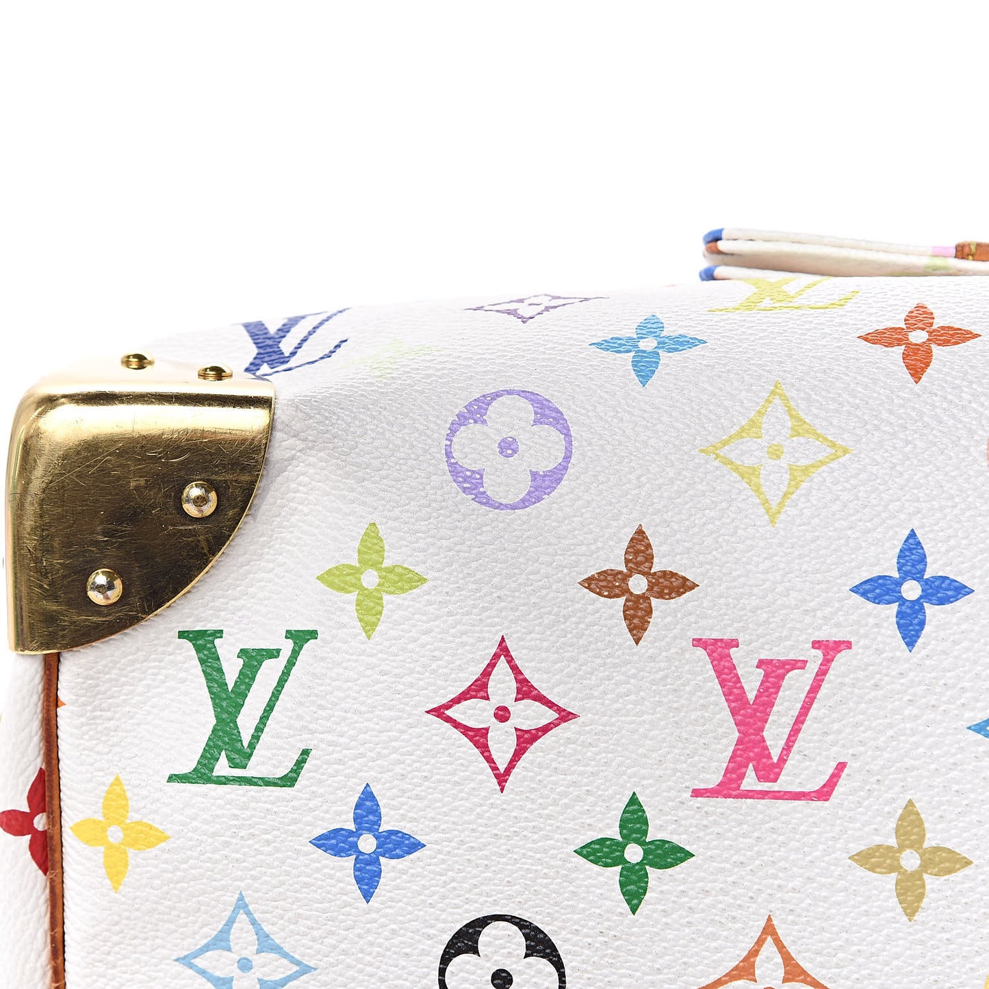 Monogram Multicolor Speedy 30 White