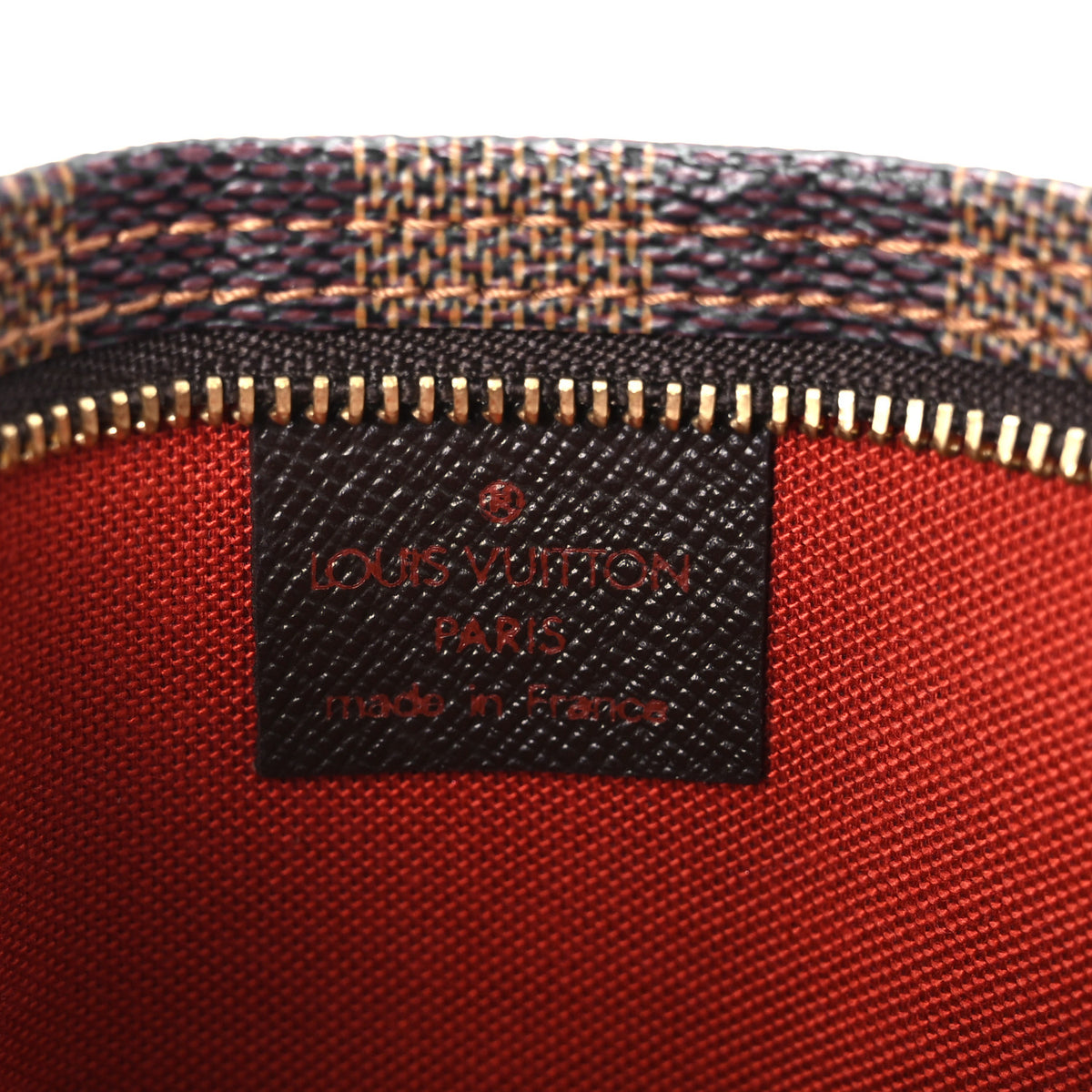 Louis Vuitton Damier Ebene Trousse Make Up Bag Pochette 5 of 8