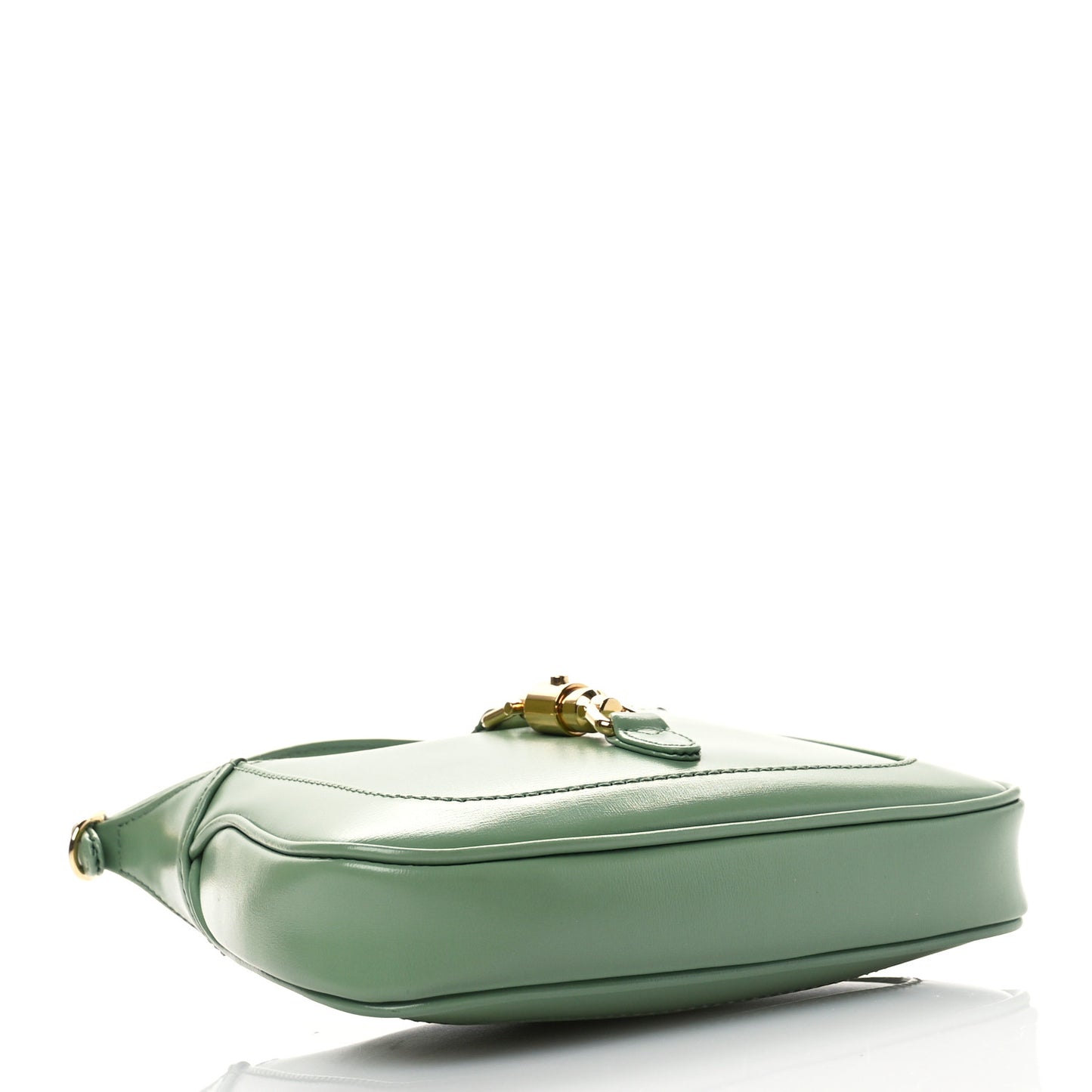 Boarded Dyana Lux Calfskin Mini Jackie 1961 Hobo Pistachio Green