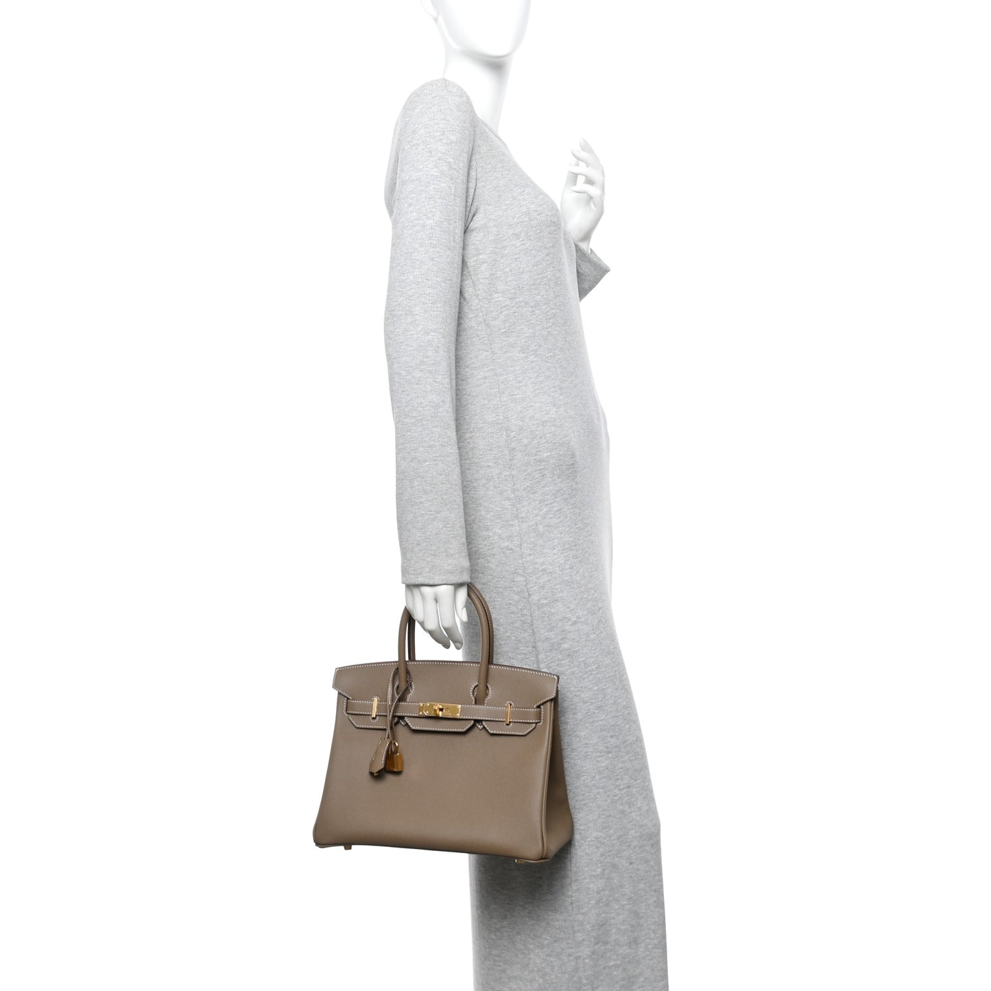 Epsom Birkin 30 Etoupe